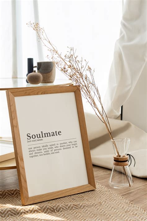 Soulmate Definition Printable Soul Mate Quotes Dictionary Print Love