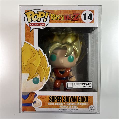 Funko Pop Animation Dragonball Z Super Saiyan Goku 14 Loot Crate Exclusive For Sale In Los