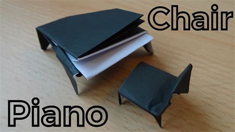 How To Make A Paper Grand Piano Origami Piano Youtube