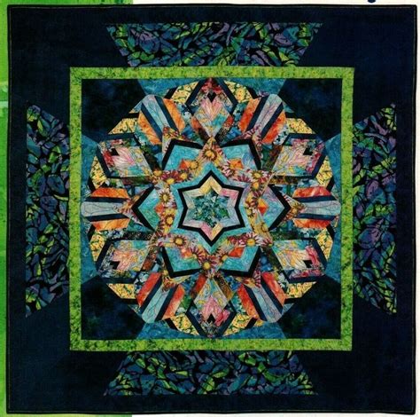 Kool Kaleidoscope Quilt Pattern Pieced Rt Kaleidoscope Quilt Quilts