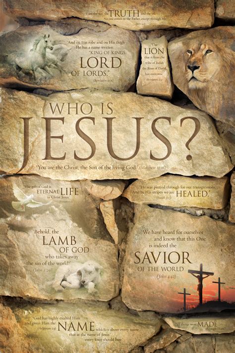 Names Of Jesus Christ Christian Religious Poster By Davidsorensen On