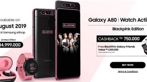 Samsung Galaxy A80 Edisi Blackpink Tersedia 500 Unit Cek Info
