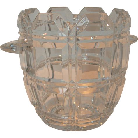 Cut Lead Crystal Vintage Ice Bucket From Dorothysbling On Ruby Lane
