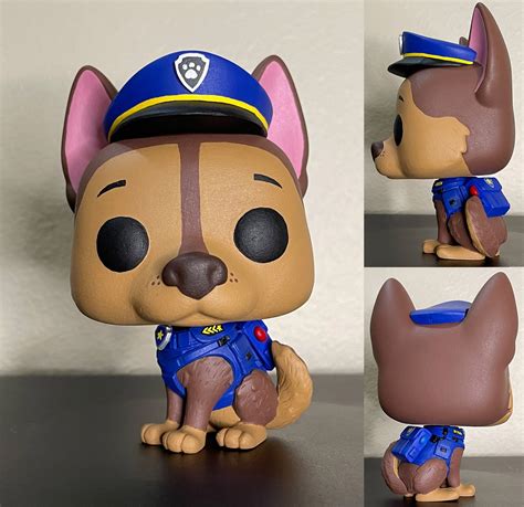 Funko Pop I Made Of Chase From Paw Patrol By Numairsalmalin On Deviantart