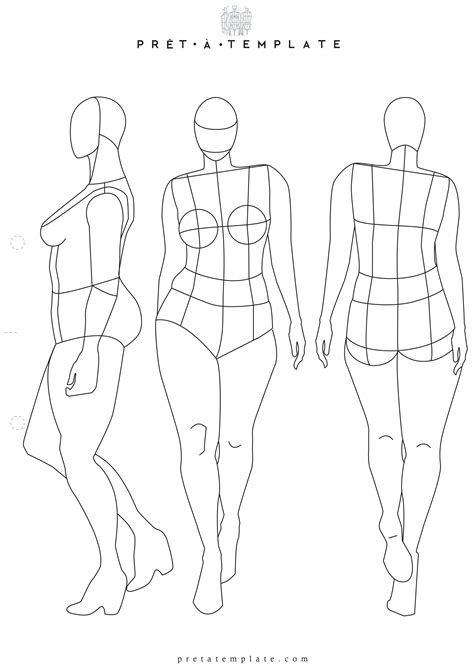 Fashion Female Body Template