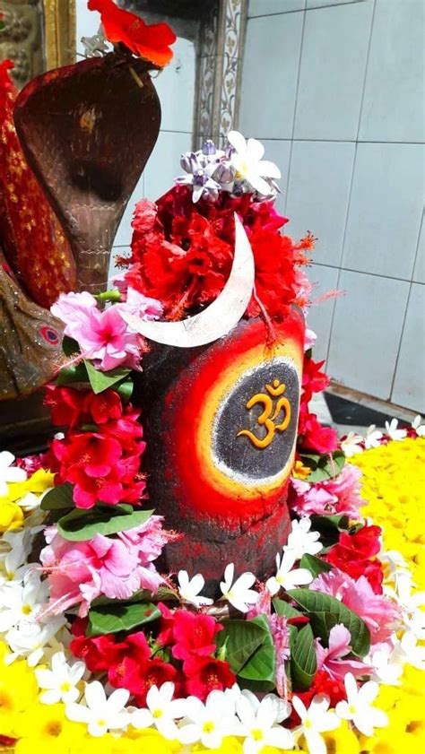 Pin By Seema Yadav On Shivling With Flower Lord Shiva Painting Lord