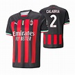 Davide Calabria 2022-23 Home Authentic Italy Jersey Blue