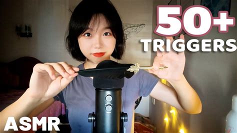 asmr 50 tingling triggers to help you fall asleep youtube