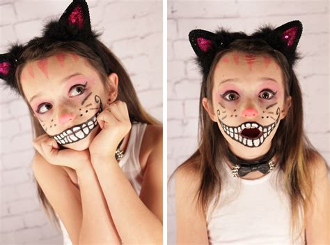 Grosgrain Cheshire Cat Face Halloween Makeup