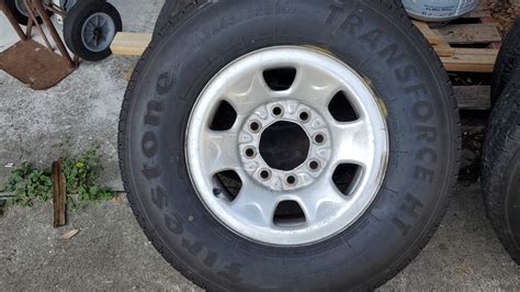 Firestone transforce ht 8 lug chevy silverado rims and tires lt245