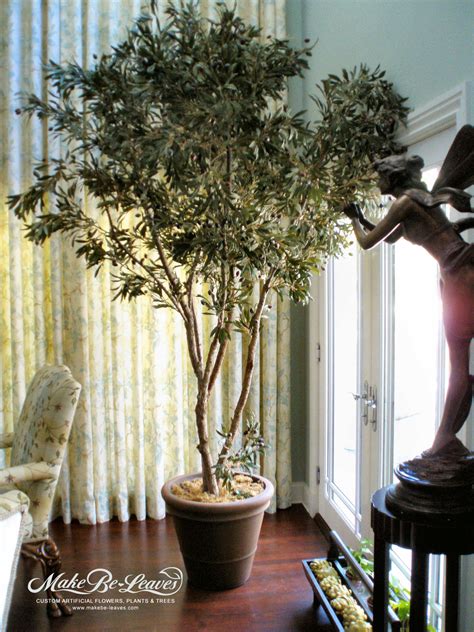 Artificial Olive Trees In Custom Containers Make Be Leaves