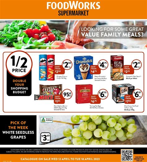 Foodworks Supermarket Australia Catalogues And Specials From 12 April