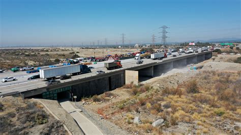 Second Five Day 210 Freeway Construction Causes Five Mile Backup