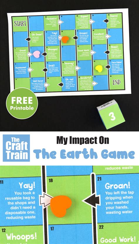 Printable Earth Day Game For Kids The Craft Train