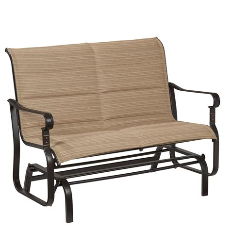 Hampton bay is only available for purchase from home for patio furniture, the process is a little bit different, but still easy. Hampton Bay Belleville 2-Person Sling Outdoor Glider ...
