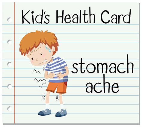 Kids Stomach Ache Illustrations Royalty Free Vector Graphics And Clip