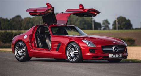 Low Mileage Mercedes Benz Sls Amg Looks Like Its Ready To Fly Carscoops