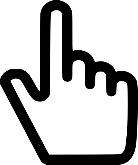 Finger Select Pointing Point To Designate Svg Png Icon Free Download