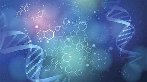 5120x2880px Free Download Hd Wallpaper Dna Background Blue