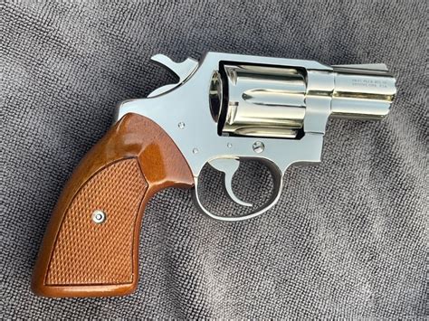 1972 Colt Detective Special Nickel Finish 2 Barrel Revolvers At