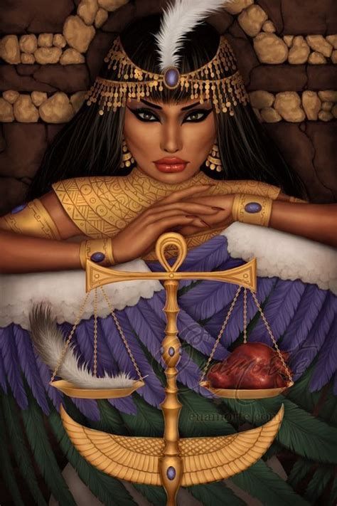 What Are The 7 Principles Of Maat Egyptian Goddess Libra Art Maat Goddess