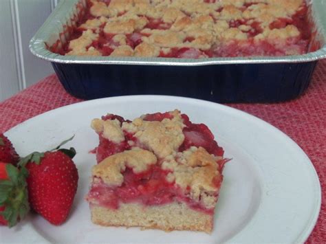 Springtime Strawberry Crumb Bars Recipe Staying Close To Home