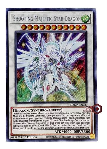 Shooting Majestic Star Dragon Yugioh Dawn Of Majesty 1st Meses Sin