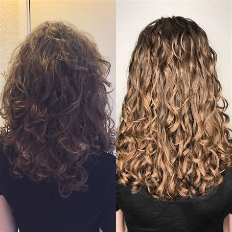 Before and after a Ouidad cut! : curlyhair