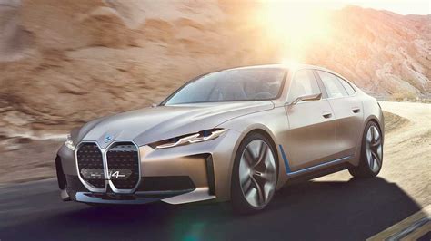 Bmw I4 Concept Ev Debuts Big Grille Bigger Power 270 Mile Range