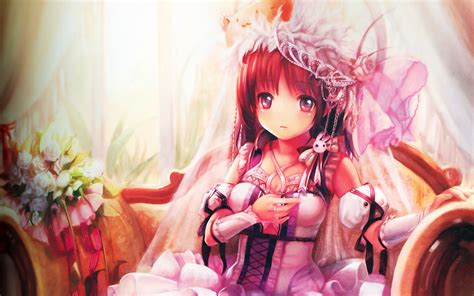 Cute Red Hair Anime Girl Wallpapers Hd Wallpapers 71487