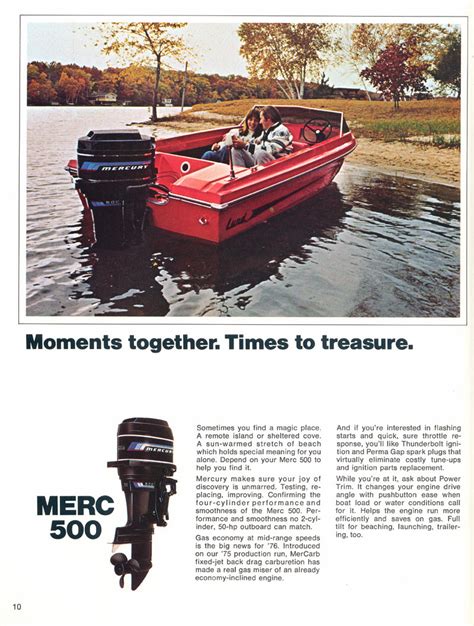 1976 Mercury Brochure Page 10 Endless Boating Forums