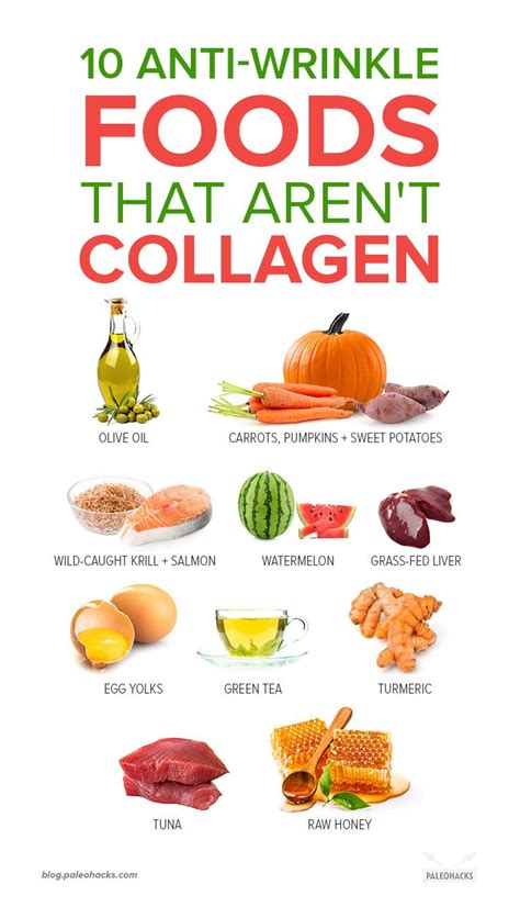 There are only four food groups that contain collagen: 10 Anti-Wrinkle Foods That Aren't Collagen | Healthy aging ...