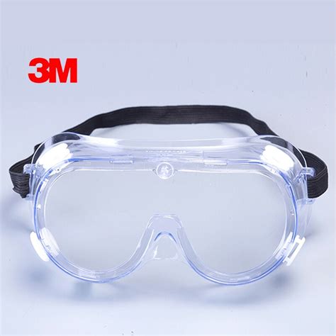 3m 1621 anti impact anti chemical splash safety goggles economy clear lens eye protection dust