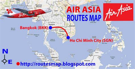 Bangkok Airways Route Map