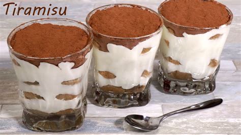 Eggless Tiramisu Recipe Mascarpone Dessert In A Glass Youtube