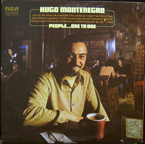 Hugo Montenegro Hugo Montenegro People One To One Vinyl Record