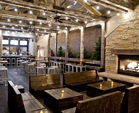 30 Chicago Bars And Restaurants With Fireplaces Rustic Restaurant