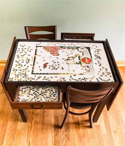 Pub Height Jigsaw Puzzle Table ~ Designed Decor