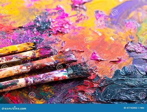 Paint Brushes Stock Photo Image Of Colorful Paint Brush 47742002