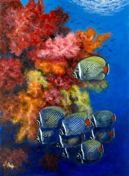 Jennifer Belote Painting Art Underwater Painting