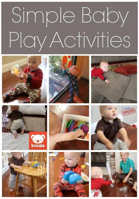 Simple Play Activities For Babies Knoala App Toddler Approved