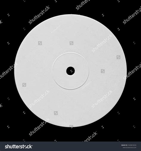 White Blank Vinyl Record Disc Label Stock Photo 1920816533 Shutterstock