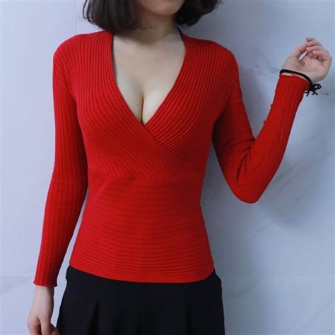 2018 Women Solid Tight Fitting Bottoming Sweaters Autumn Winter Pull