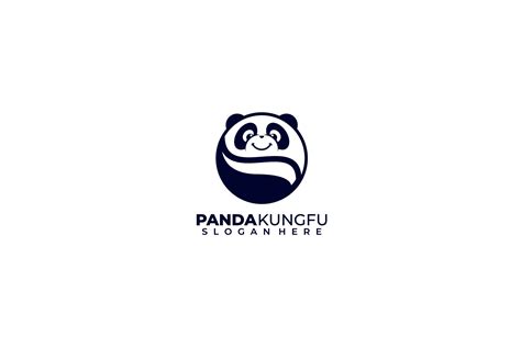 Panda Symbol Logo Design Illustratio Masterbundles