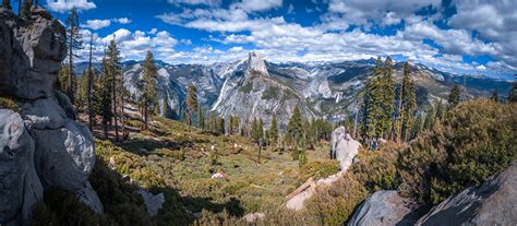 Bilder På Skrivbordet Yosemite Kalifornien Amerika Panorama Glacier