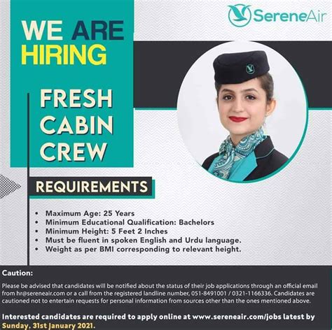 Discover life in the sky and join our cabin crew team!crewlink is the official recruitment partner for ryanair. Join Serene Air as Female Cabin Crew Jobs 2021 Apply Online