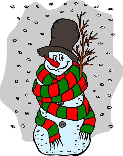 Download Snowman Snow Christmas Royalty Free Vector Graphic Pixabay