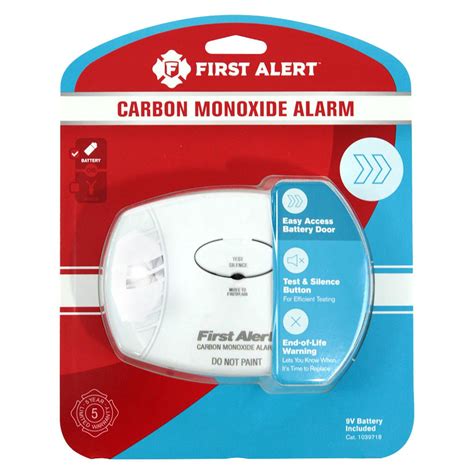First Alert Carbon Monoxide Alarm Battery Operated