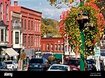 Downtown, Camden, Maine, ME, USA Stock Photo - Alamy