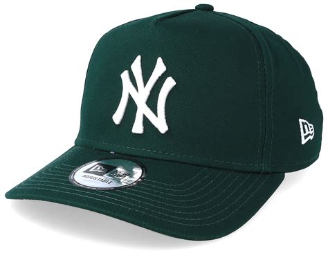 New York Yankees A Frame Dark Greenwhite Adjustable New Era Cap